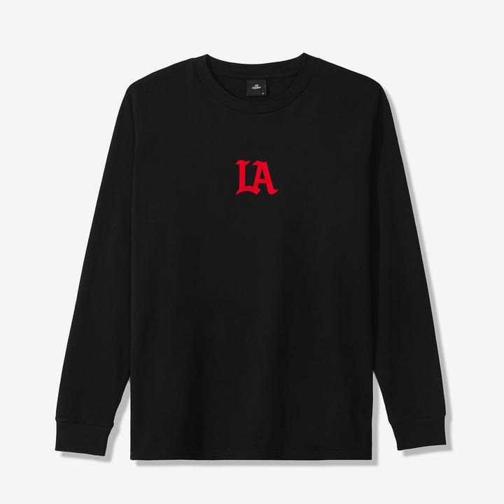 Футболка 100 Thieves LA Thieves Signature LS Tee Black