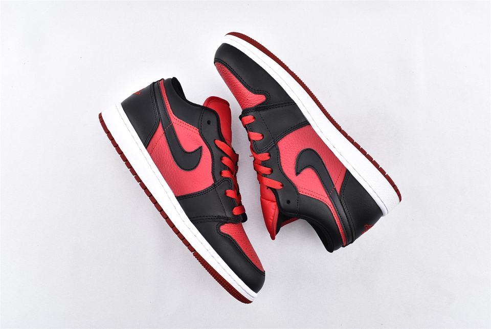 Air-Jordan-1-Low-BG-Gym-Red-Black-7