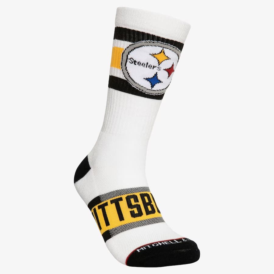 Спортивные носки Mitchell & Ness Pittsburgh Steelers Hail Mary Crew Socks