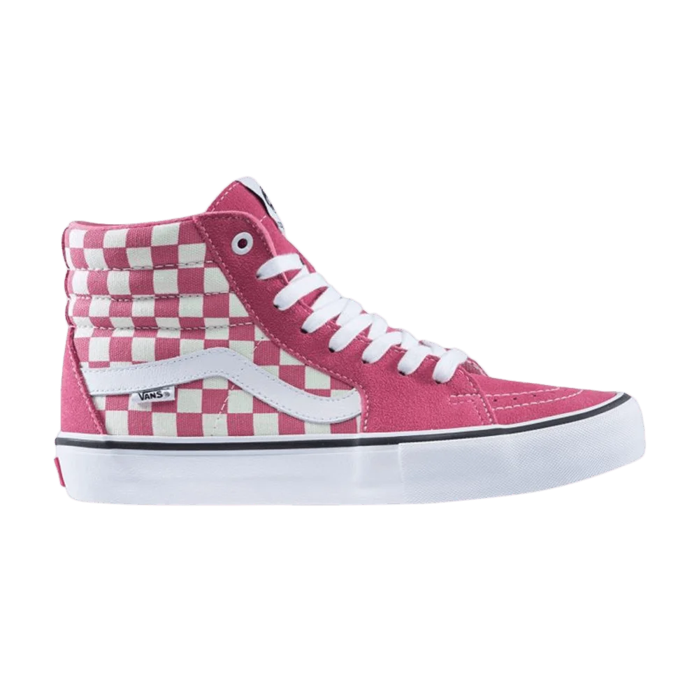 Vans-Sk8-Hi-Pro-Desert-Rose-Checkerboard