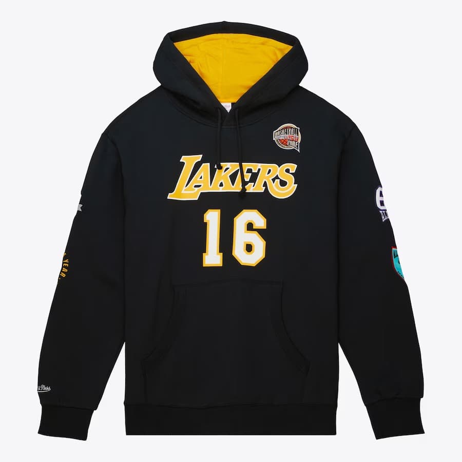 Mitchell-Ness-Pau-Gasol-Black-Los-Angeles-Lakers-2023-Naismith-Basketball-Hall-Of-Fame-Name-Number-Pullover-Hoodie
