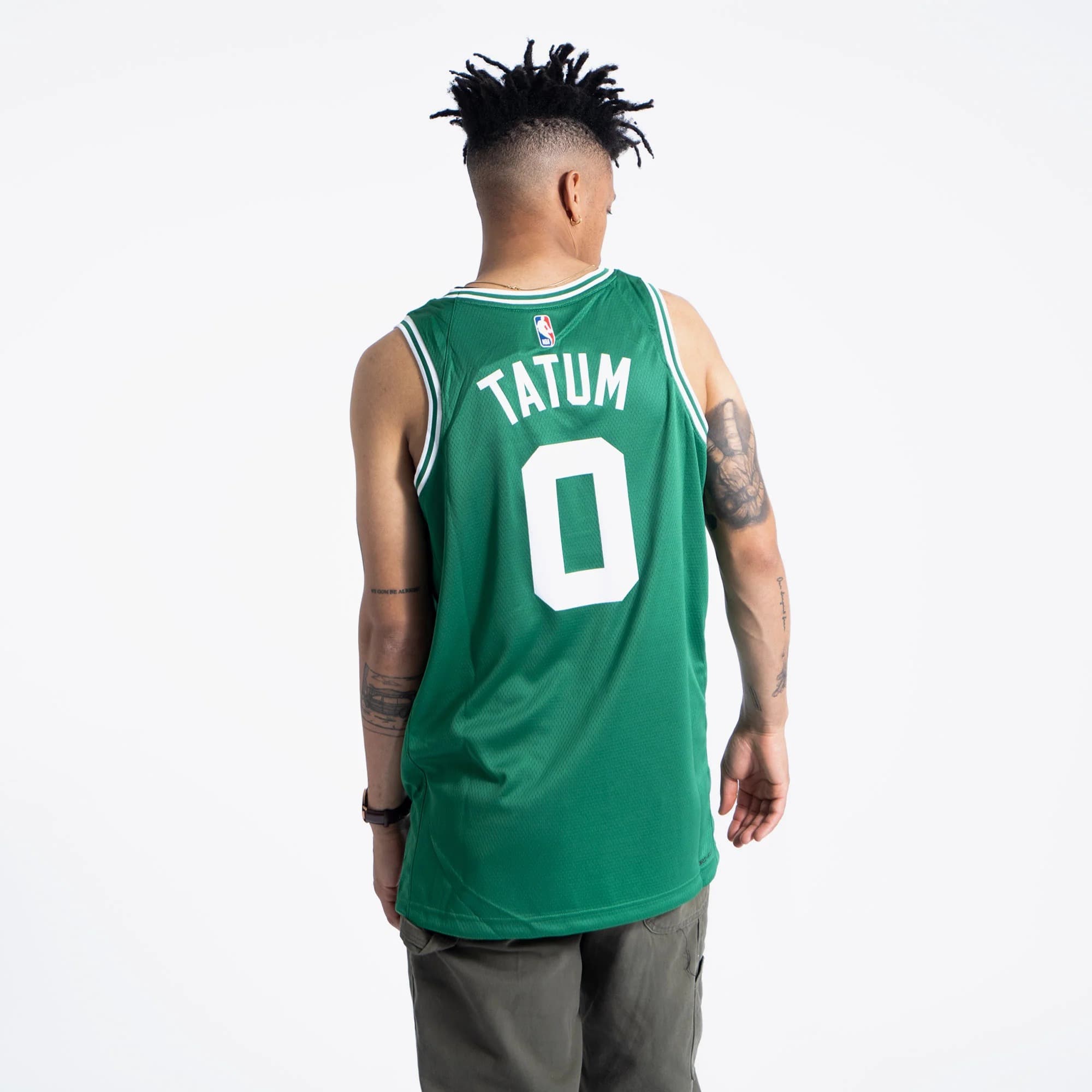 Баскетбольная джерси 2023-24 Boston Celtics Jayson Tatum #0 Swingman Icon Edition Green Jersey