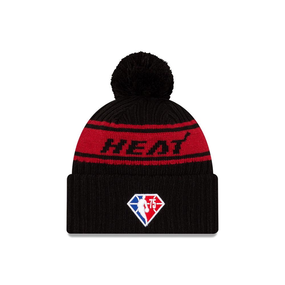 Шапка New Era Miami Heat 2021 Draft Edition Pom Knit NBA Beanie