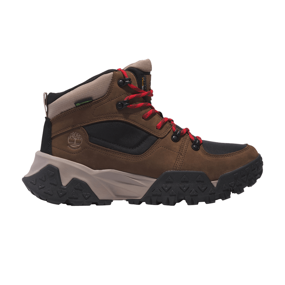 Кроссовки Timberland Motion Scramble Lace Up Mid Waterproof 'Dark Brown Nubuck'