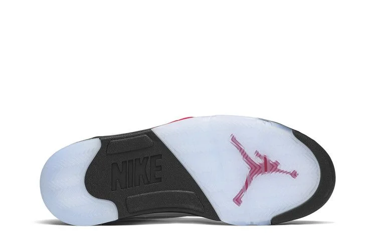 Кроссовки Air Jordan 5 Retro 'White Fire Red' 2020