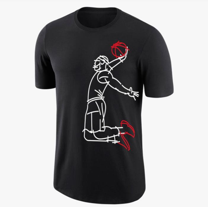 Футболка Lebron Dry LBJ Famous Tee Black