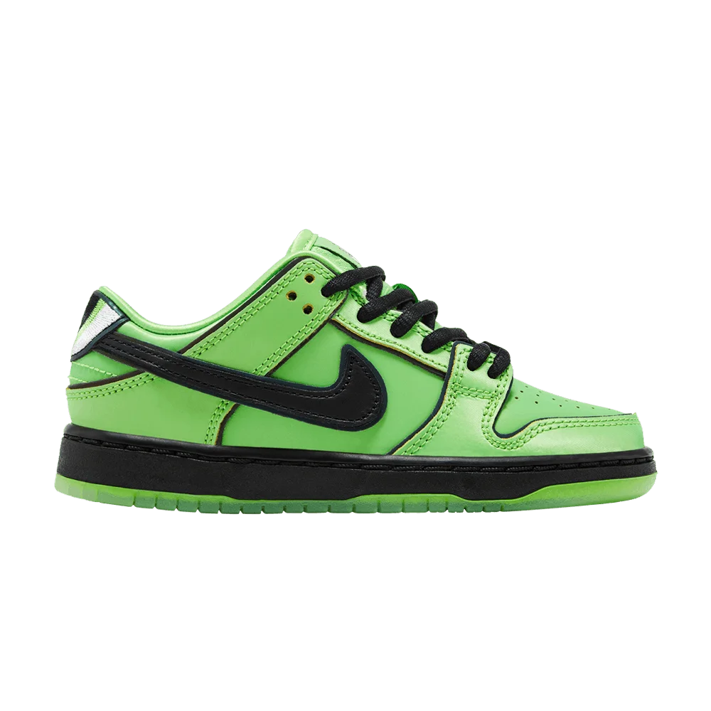 Krossovki-The-Powerpuff-Girls-x-Nike-Dunk-Low-Pro-SB-QS-PS-Buttercup