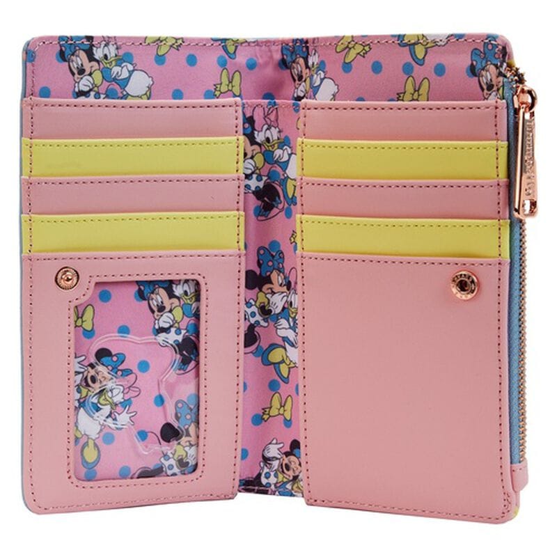 Minnie-and-Daisy-Pastel-Polka-Dot-Flap-Wallet-4