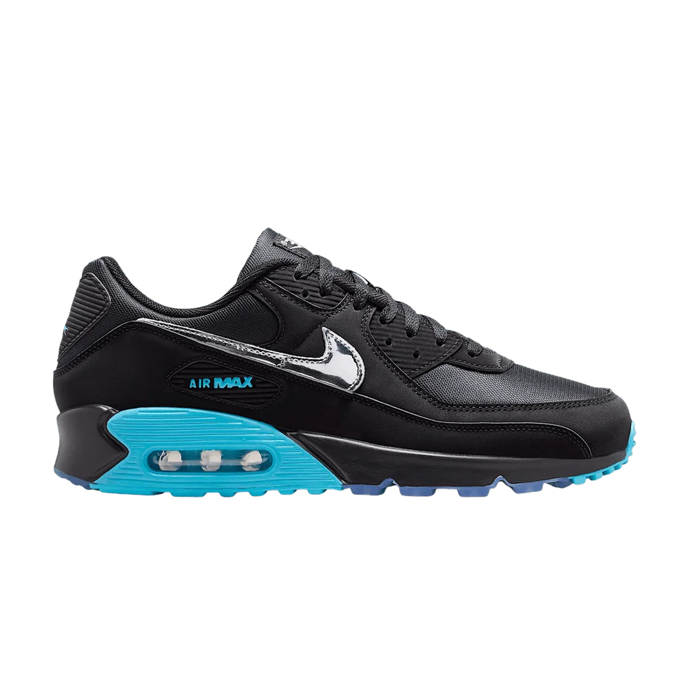 Krossovki-Nike-Air-Max-90-Premium-Black-Gamma-Blue-Ice-Chrome