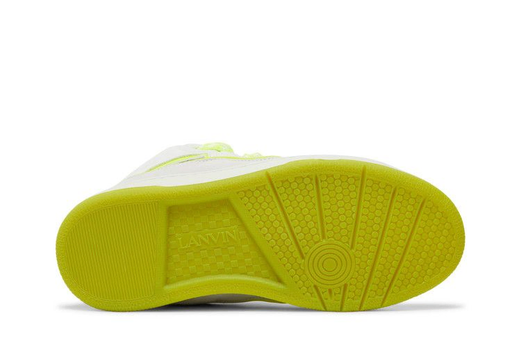 Кроссовки Lanvin Wmns Curb Sneakers 'White Fluo Yellow'