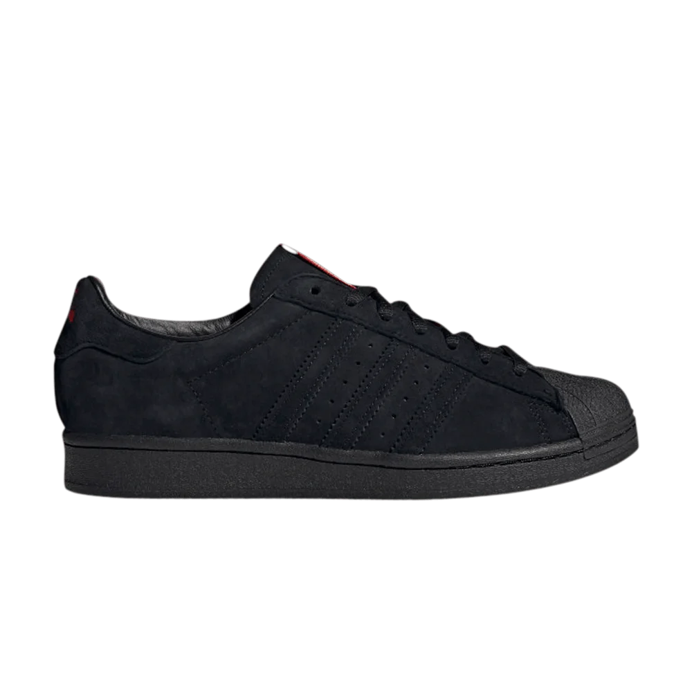 Кроссовки Thrasher x adidas Superstar ADV 'Black Scarlet'