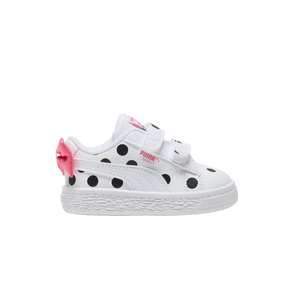Кроссовки Puma Basket Toddler 'Bow Polka Dots'