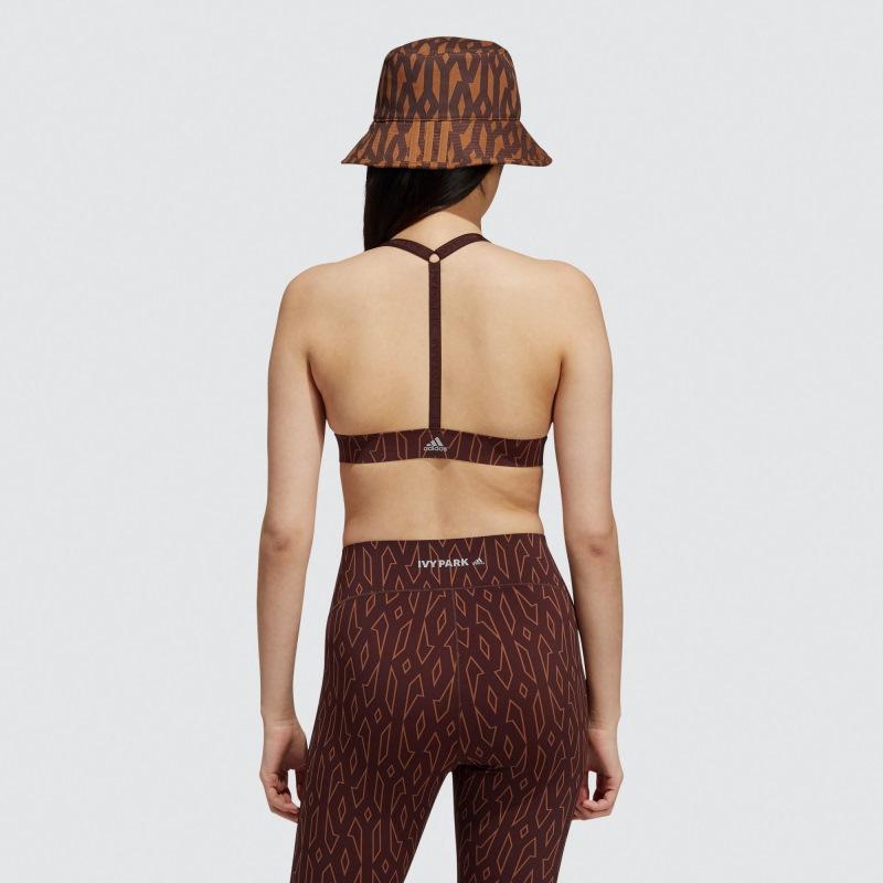 Спортивный топ adidas Ivy Park Low-Support Triangle Bra Wild Brown/Night Red