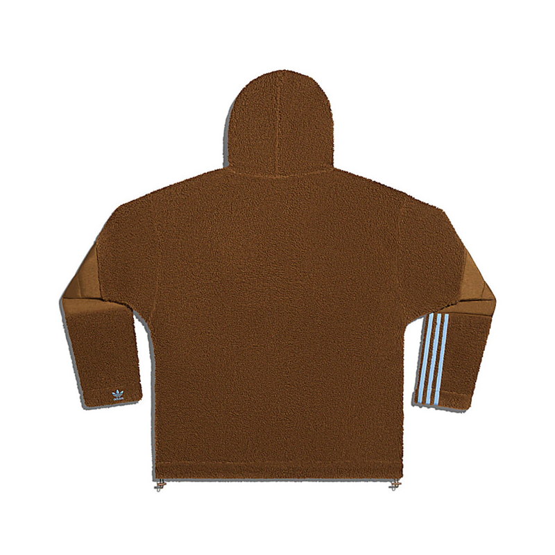 Худи adidas Ivy Park 1/2 Zip Branded Teddy Jacket (All Gender) Wild Brown