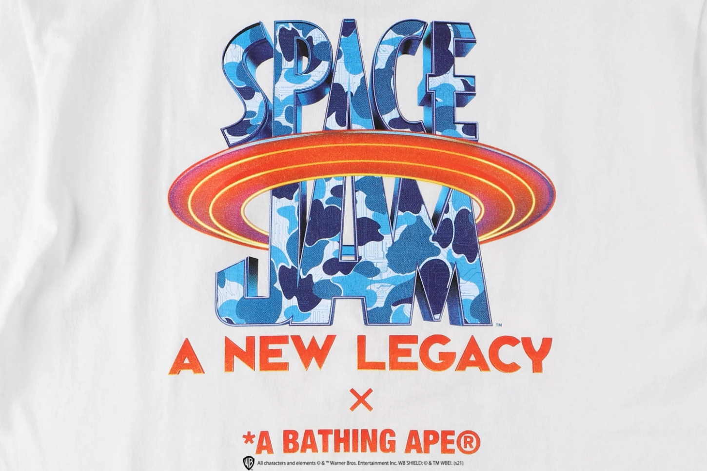 Футболка BAPE x Space Jam Tune Squad Tee White