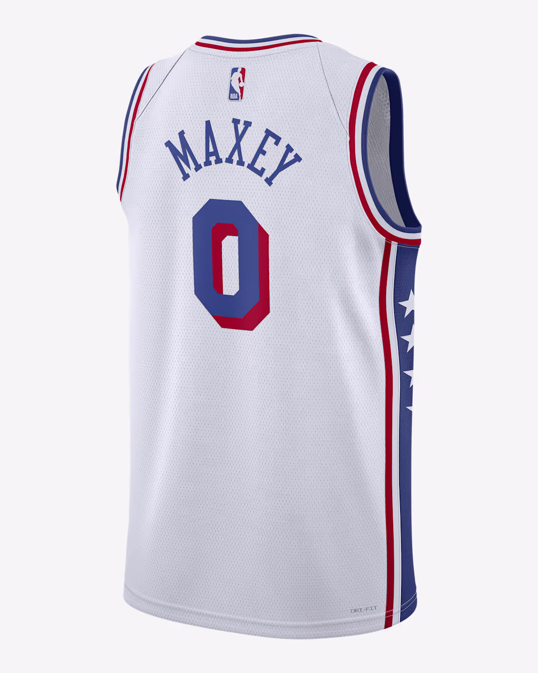 Баскетбольное джерси Nike NBA Tyrese Maxey Philadelphia 76ers 23-24 Association Edition Swingman