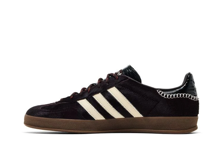 Кроссовки Wales Bonner x adidas Gazelle Pony 'Auco White Core Black'