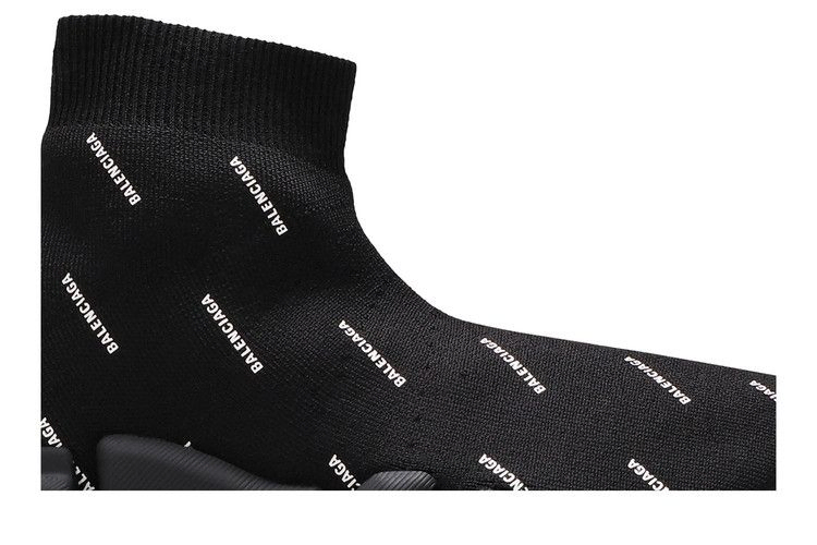 Кроссовки Balenciaga Wmns Speed 2.0 Sneaker 'Allover Logo - Black'
