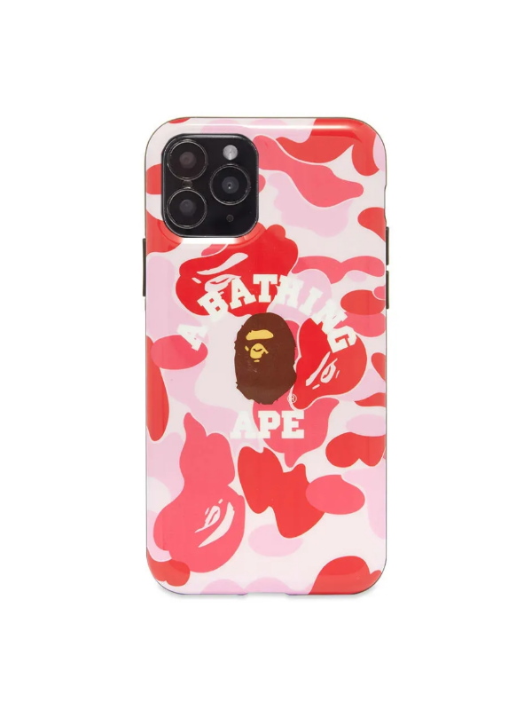 Защитный чехол BAPE ABC Camo College iPhone 11 Pro Case Pink