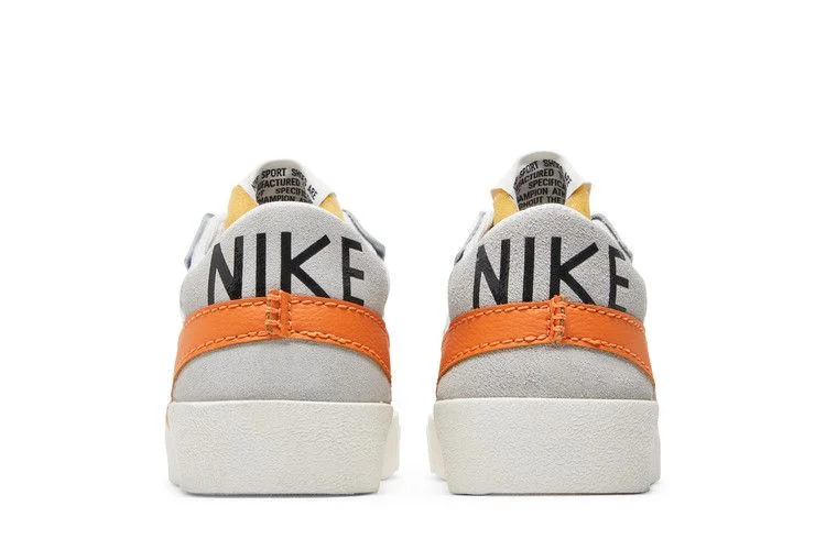 Кроссовки Nike Blazer Low '77 Jumbo 'White Alpha Orange'