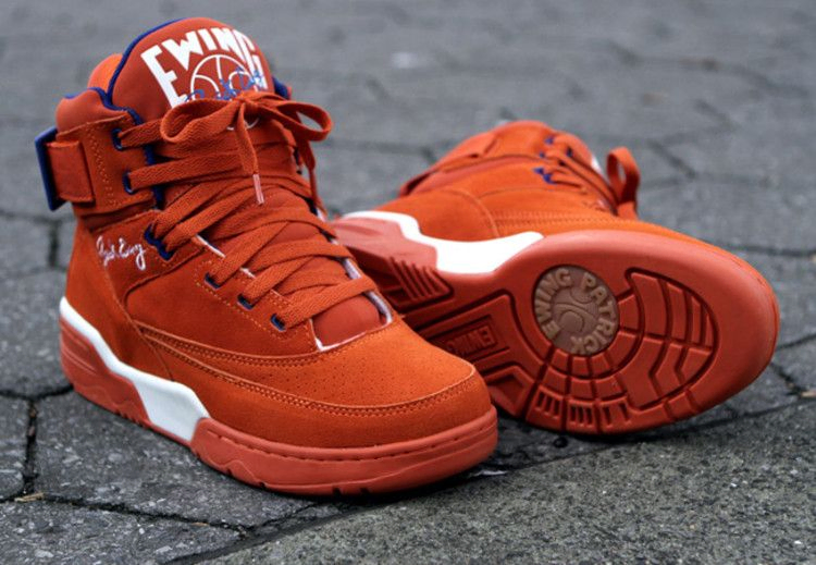 Кроссовки Ewing 33 Hi 'Orange Suede'