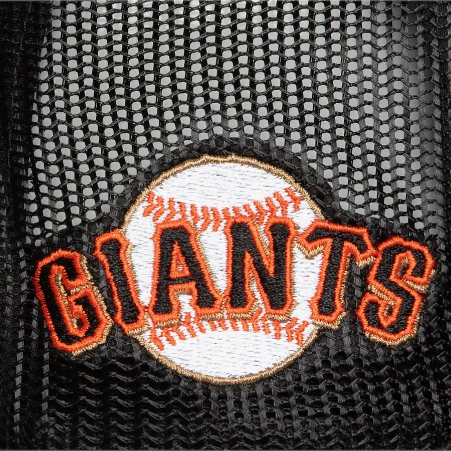 Mitchell-Ness-Black-San-Francisco-Giants-Script-Trucker-Adjustable-Hat-2