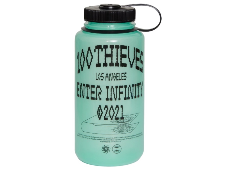 100-Thieves-Enter-Infinity-Nalgene-Bottle-Glow-Green