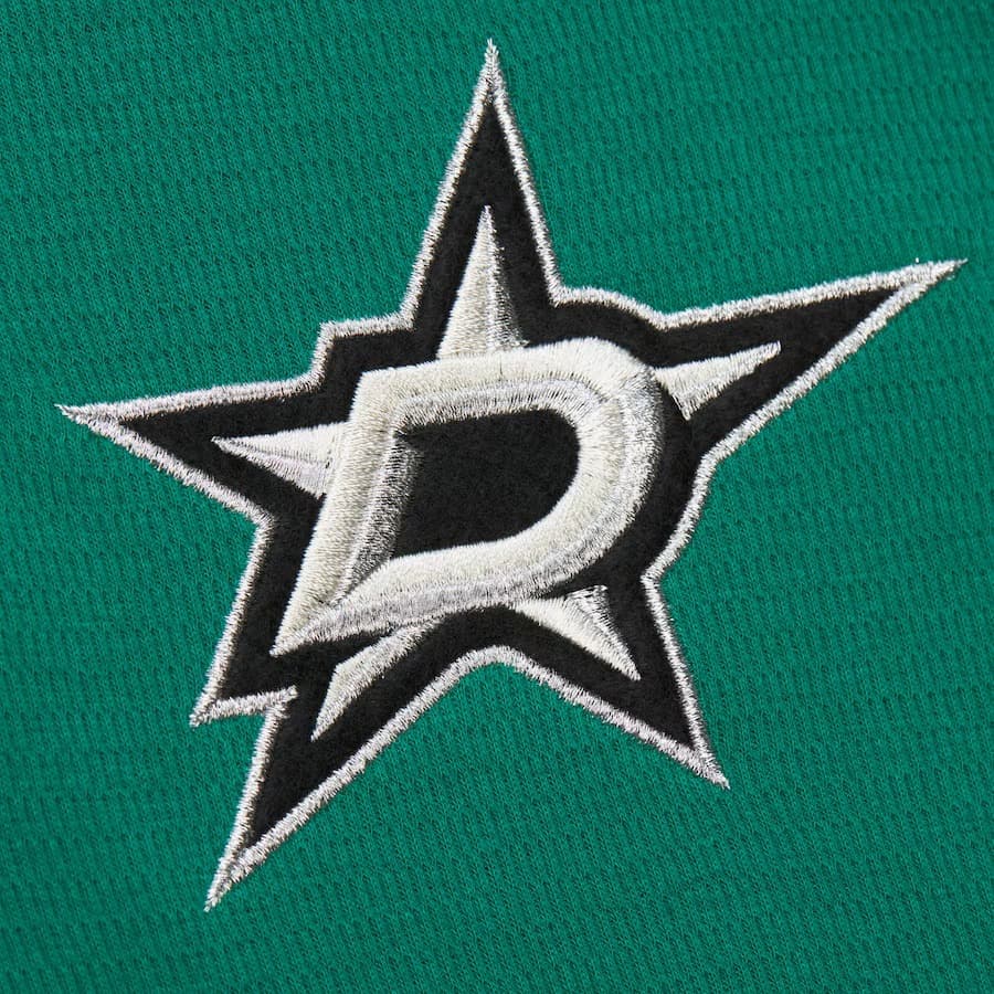 Лонгслив Mitchell & Ness Kelly Green Dallas Stars Thermal Henley Top