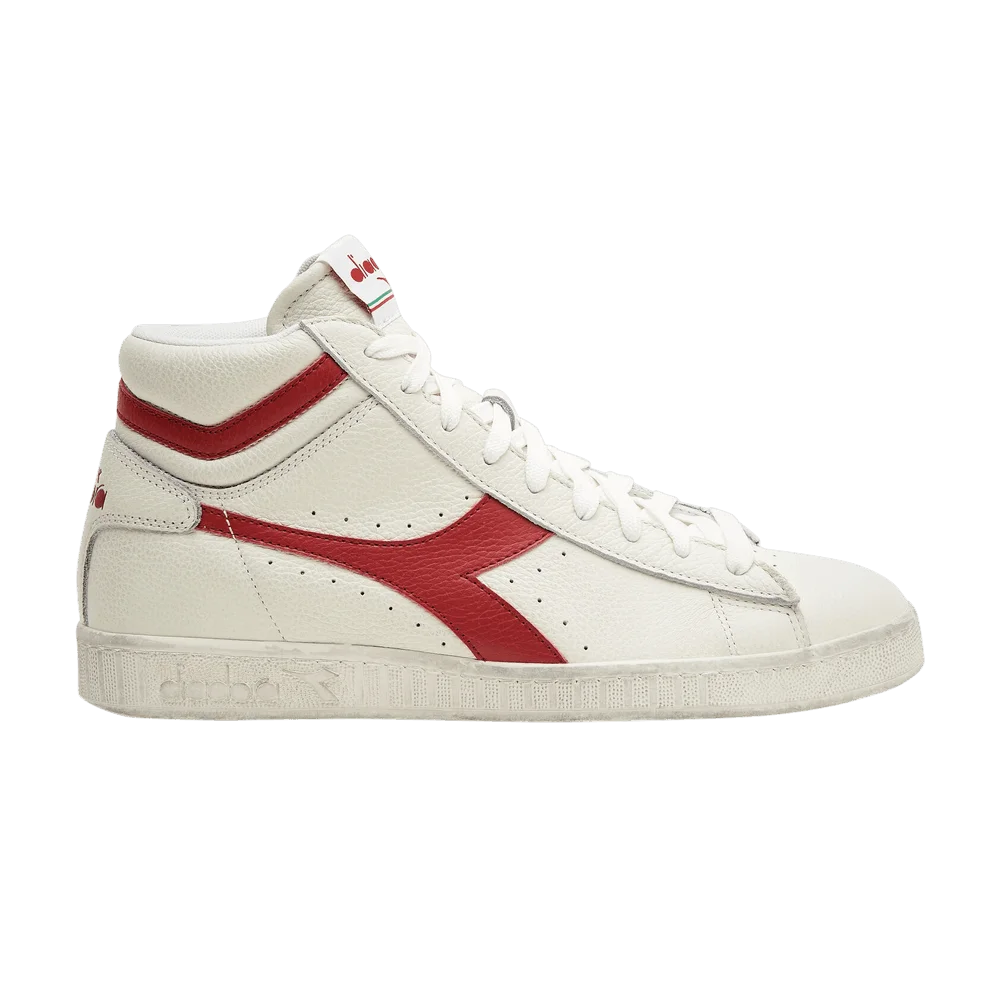 Krossovki-Diadora-Game-L-High-Waxed-White-Red-Pepper