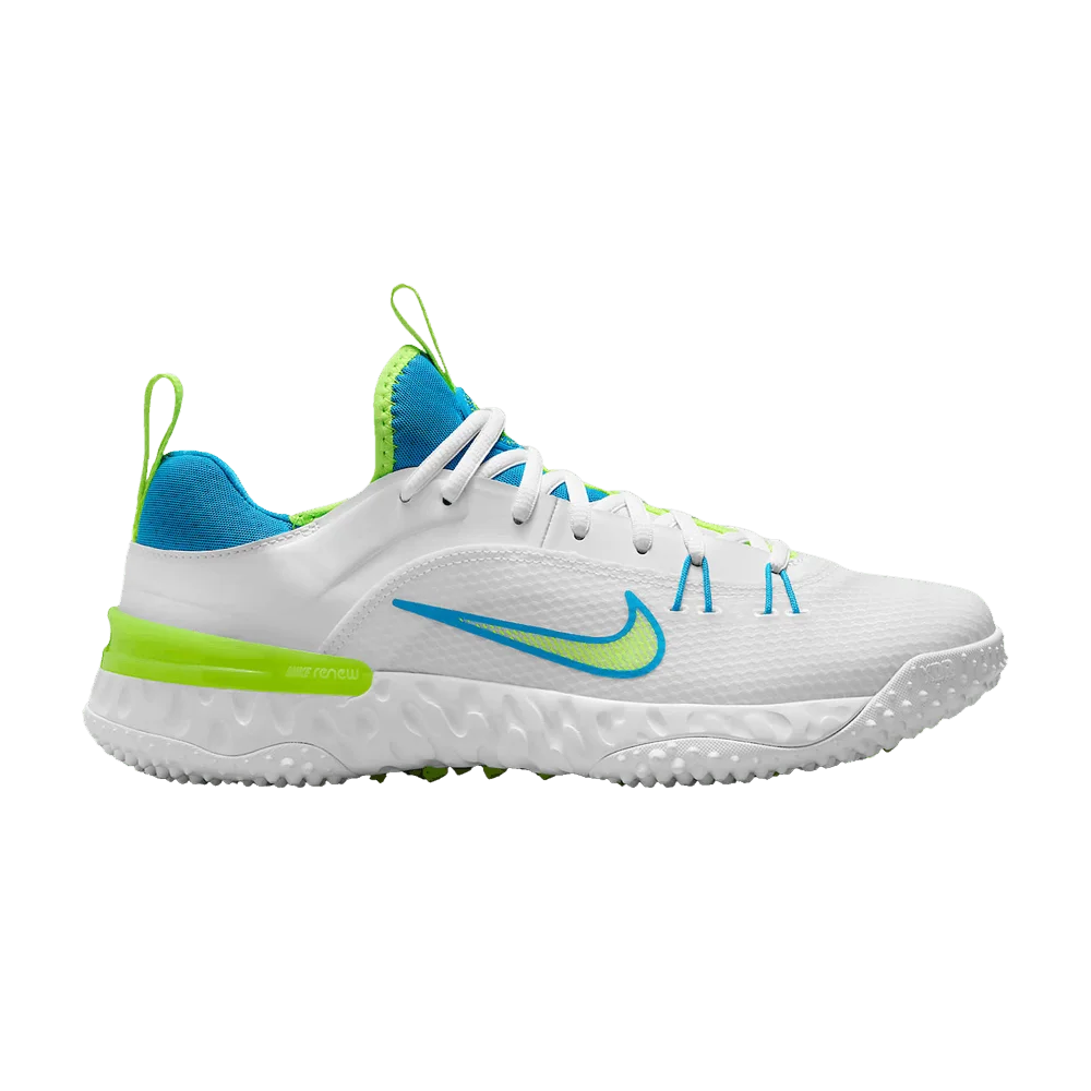 Кроссовки Nike Huarache 9 Elite TF LAX SE 'White Volt Vivid Blue'