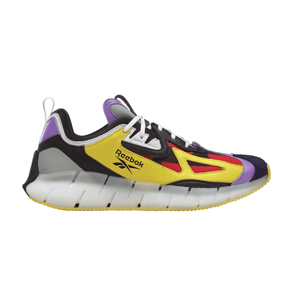 Кроссовки Reebok Angus Chiang x Zig Kinetica Concept Type 2 'Pigment Purple Bright Yellow'