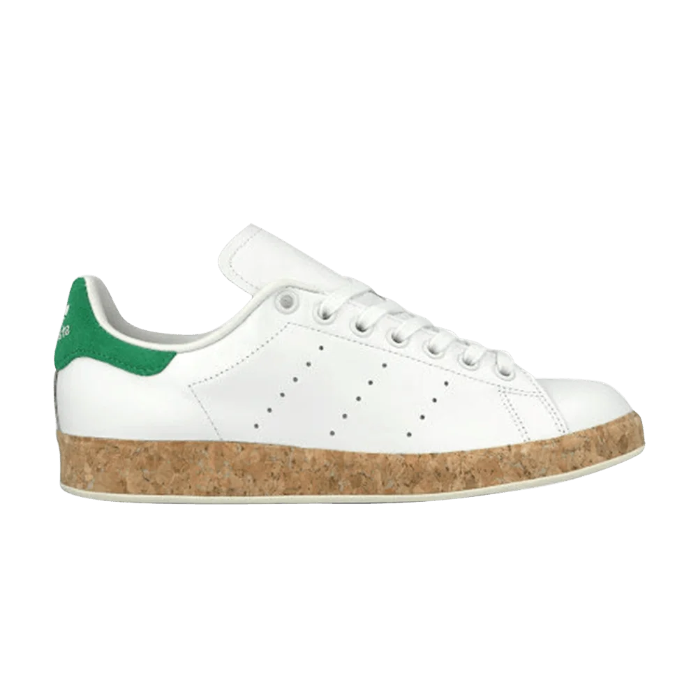 Krossovki-Adidas-Wmns-Stan-Smith-Luxe-Cork-White-Green