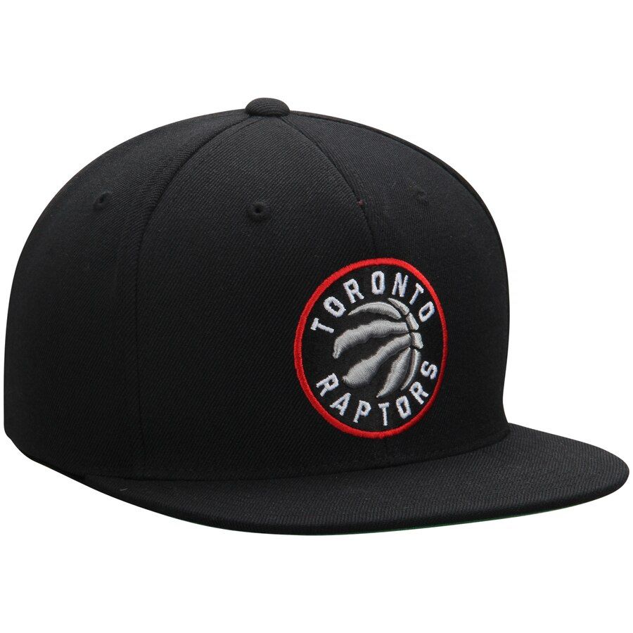 Снепбэк Raptors Mitchell & Ness Wool Solid Snapback Black