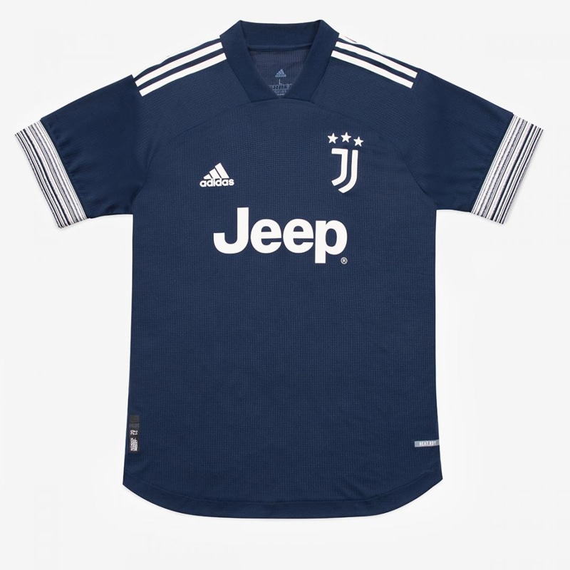 Футболка adidas Juventus Maglia Gara Away Authentic 2020/21 Jersey Blue