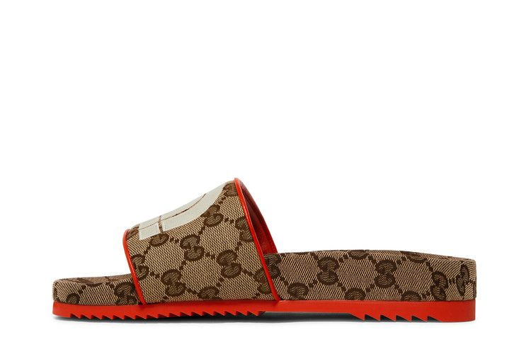 Кроссовки The North Face x Gucci Wmns Slide 'Beige Orange Monogram'