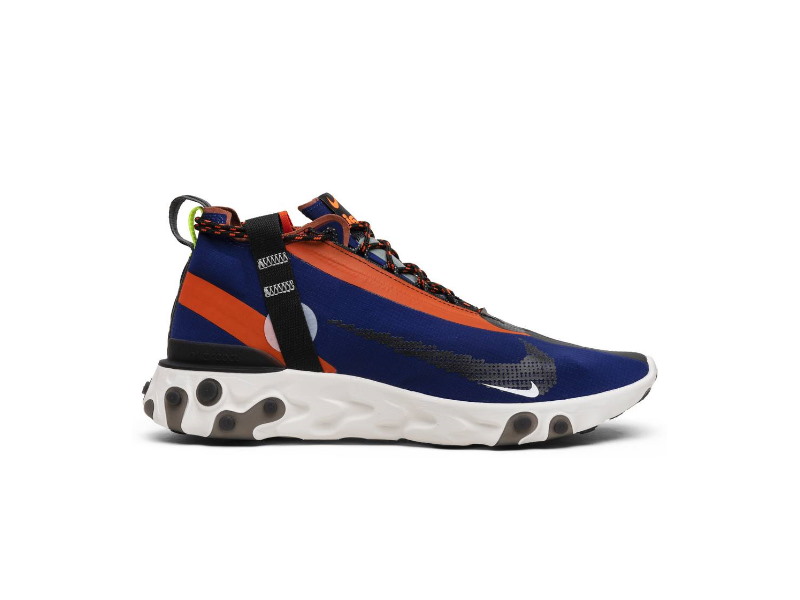 Кроссовки Nike React Runner Mid WR ISPA Blue Void Team Orange