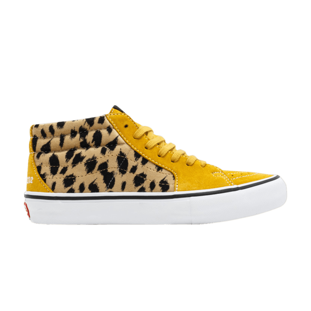 Кроссовки Vans Supreme x Sk8-Mid Pro 'Cheetah Velvet'