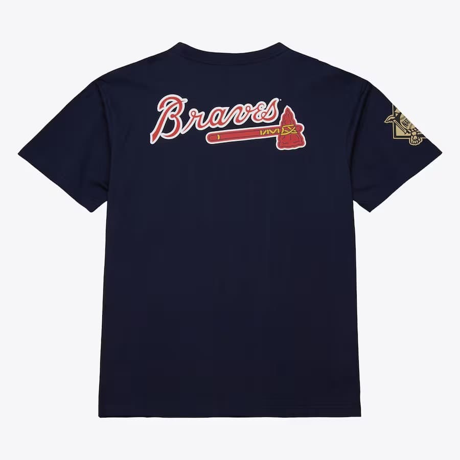 Футболка Mitchell & Ness Navy Atlanta Braves Team OG 2.0 Premium T-Shirt