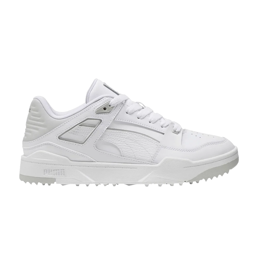 Krossovki-Puma-Slipstream-G-Spikeless-Golf-White-Ash-Grey