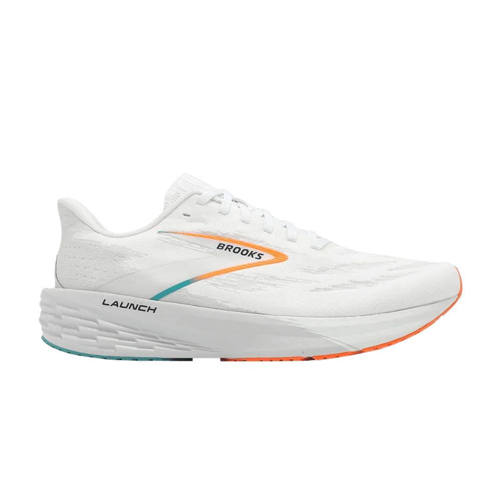 Кроссовки Brooks Launch 11 'White Oyster Orange'