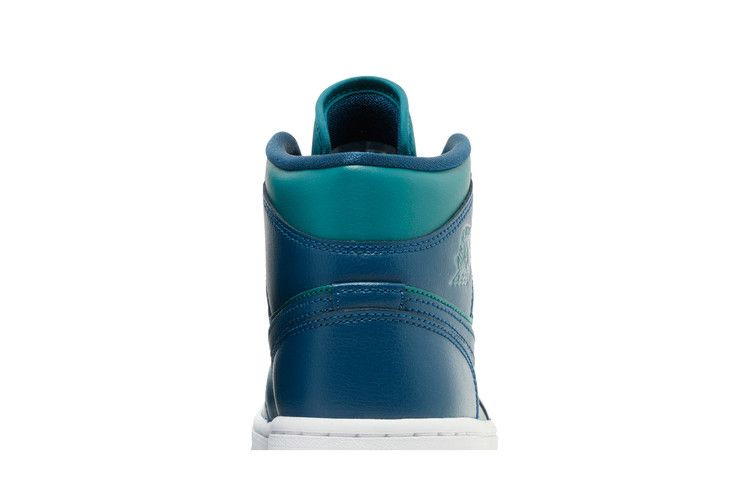 Кроссовки Wmns Air Jordan 1 Mid 'Teal French Blue'