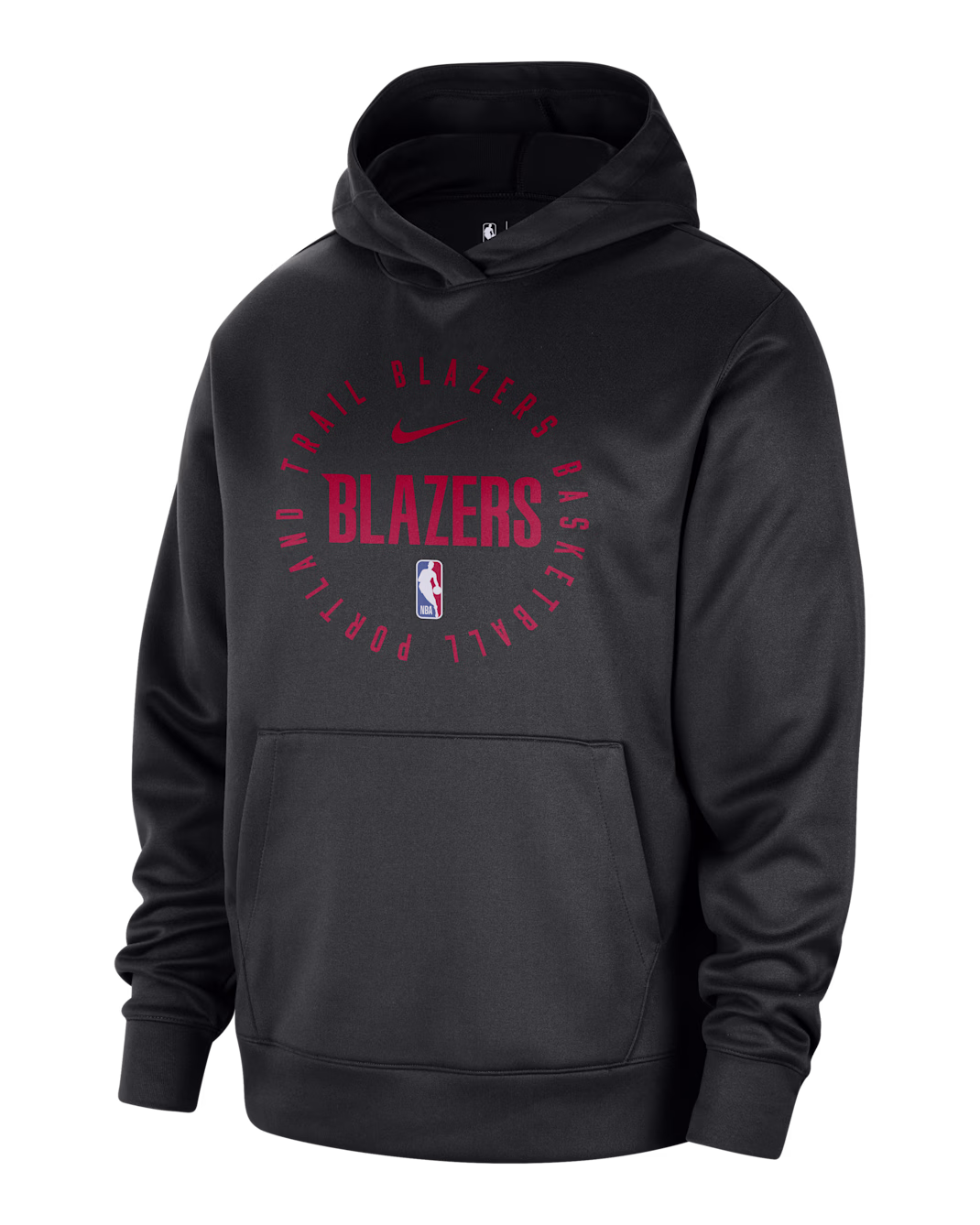 Мужское худи Nike NBA Portland Trail Blazers Spotlight Black/University Red
