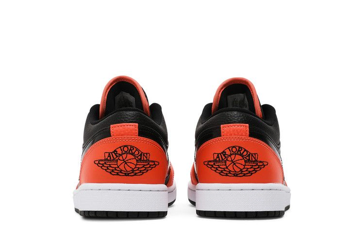 Кроссовки Air Jordan 1 Low SE 'Black Turf Orange'