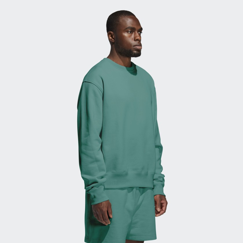 Свитшот adidas Pharrell Williams Basics Crewneck Sweatshirt True Green