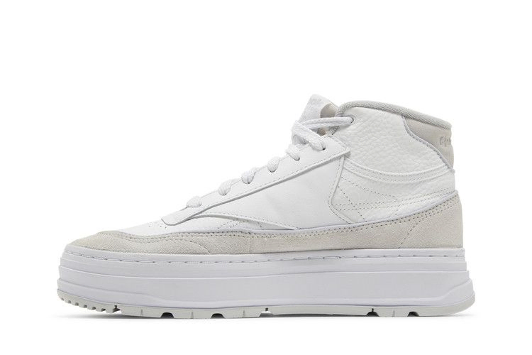 Кроссовки Reebok Wmns Club C Geo Mid 'White Cold Grey'