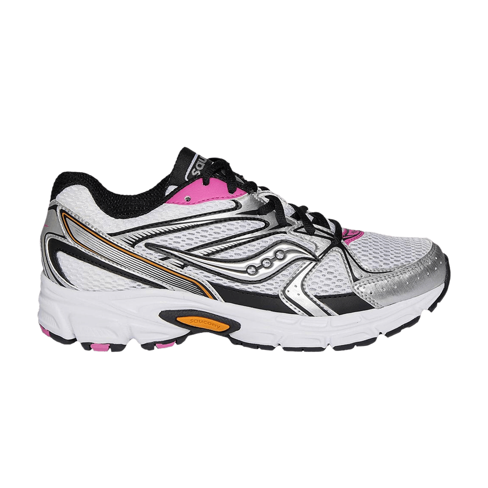 Кроссовки Saucony Wmns Grid Ride Millennium 'White Orange Pink' Foot Locker Exclusive