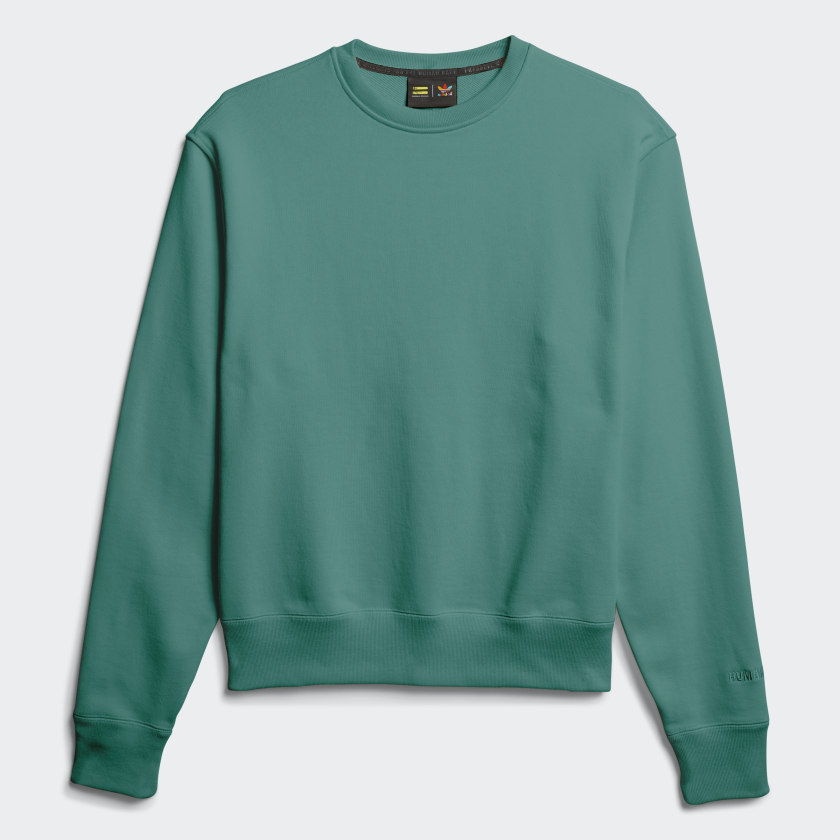 Свитшот adidas Pharrell Williams Basics Crewneck Sweatshirt True Green