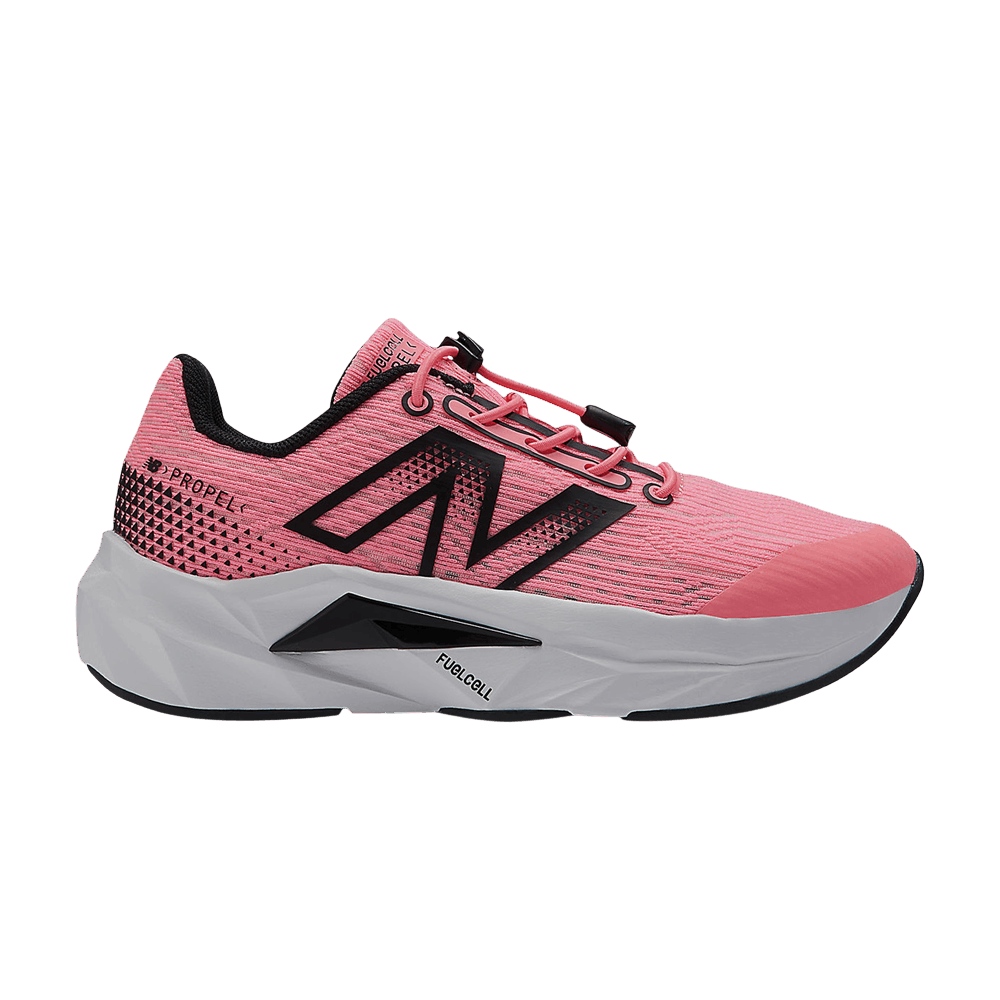 Кроссовки New Balance FuelCell Propel v5 Bungee Lace Little Kid Wide 'Ultra Pink Black'