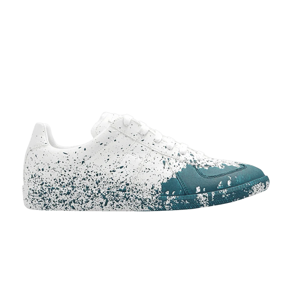 Кроссовки Maison Margiela Replica 'Paint Splatter - White Oil Blue'