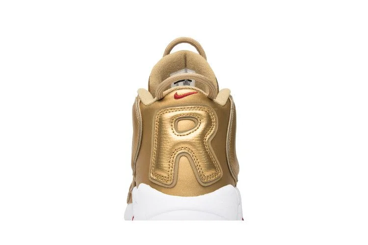 Кроссовки Supreme x Nike Air More Uptempo 'Metallic Gold'
